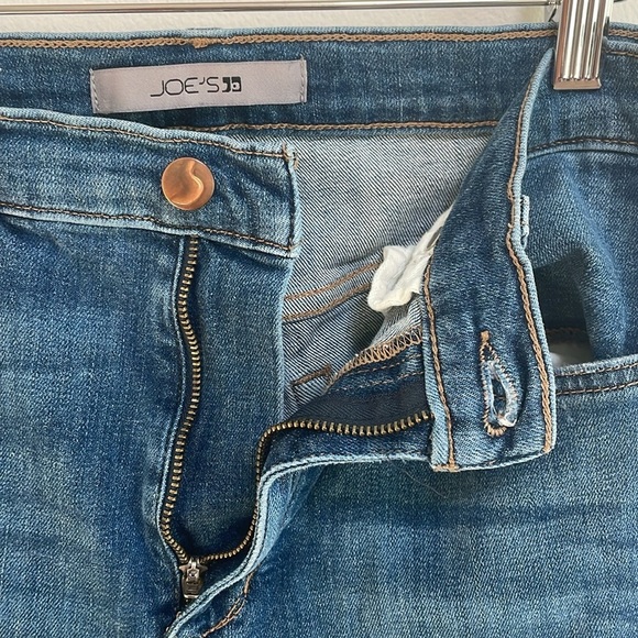 Joe’s Jeans High Rise Crop Bootcut Jeans Size 28 With Raw Hem - Picture 2 of 6